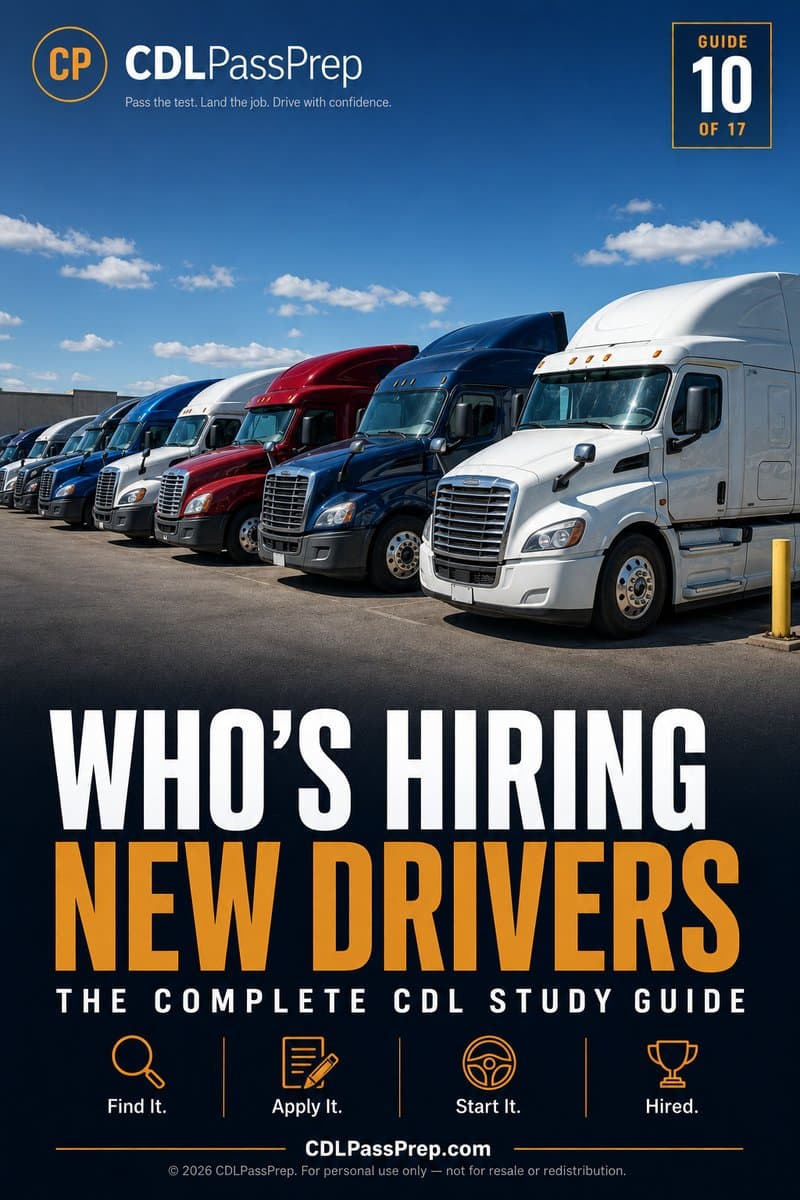 Companies That Hire New Drivers — CDLPassPrep guide 10 of 17 cover