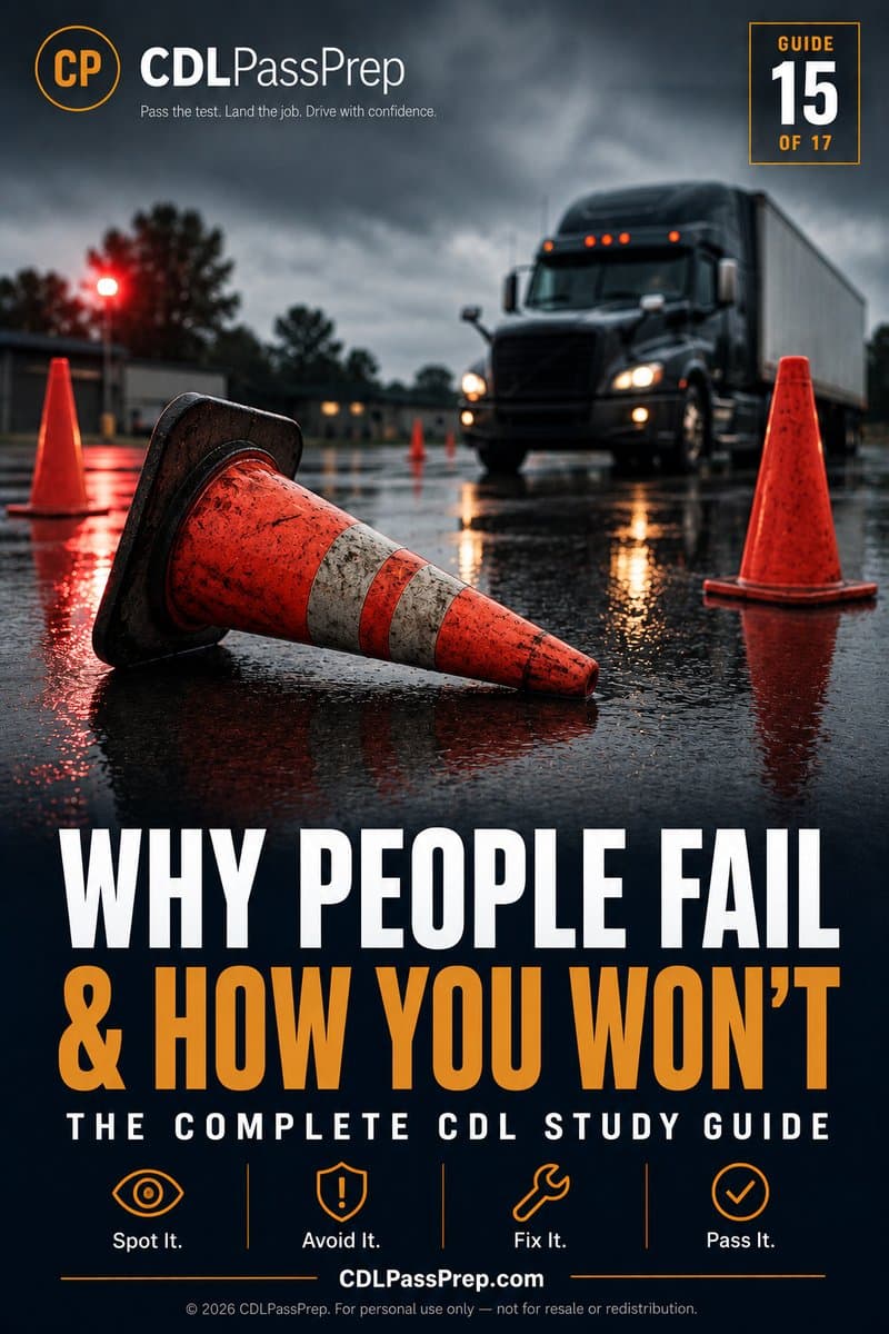 Common Test Failures — CDLPassPrep guide 15 of 17 cover